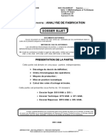 Analyse de Fabrication