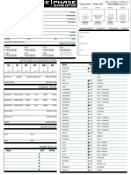 Eclipse Phase - Second Edition - Character Sheet