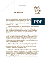 Feudalism PDF