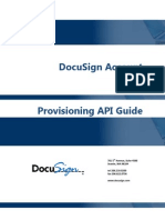 DocuSign Account Provisioning API Guide