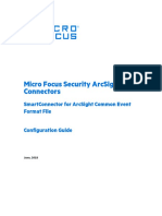 Micro Focus Security Arcsight Connectors: Smartconnector For Arcsight Common Event Format File Configuration Guide