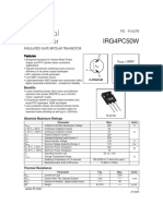 IRG4PC50W: Features Features Features Features Features