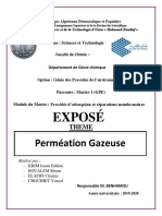 Perméation Gazeuse