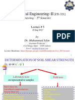 Geotechnical Engineering-Ii: BSC Civil Engineering - 5 Semester