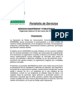 Portafolio de Servicios Asoredes 2017 2018