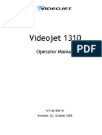 VideoJet 1310 Manual