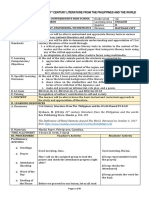 Detailed Lesson Plan in 21 Century Literature From The Philippines and The World