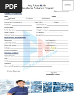 Educational Assistance Form PDF