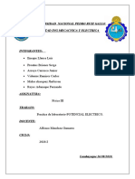 Informe POTENCIAL ELECTRICO