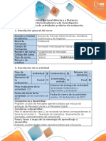 Guía de Actividades y Rúbrica de Evaluación - Paso 4 - Aplicar Los Conocimientos de Las Unidades 1 y 2 en El Diseño de Un Plan de Marketing Operativo