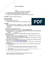 1 PRACTICAL TASK. Computer Networks Basics