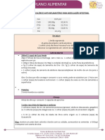 Plano Alimentar - Anti-Inflamatório Modulação Intestinal