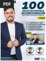 100 DICAS MATADORAS - Direito Constitucional