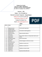 Gujarat Law Society GLS Law College, Ahmedabad Integrated Five-Year B.A. LL.B. Programme