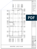 Centre Line Plan: Schedule of Columns