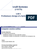 Aircraft Systems: (3 ECTS) Lab 1 Preliminary Design of A Hydraulic System