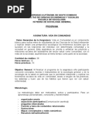 Programa Vida en Comunidad SOC-147 Revisado