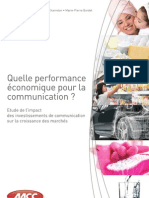 Quelle Performance Économique Pour La Communication ?