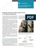 Evaluate Pressure Relief System Forces in Existing Installations