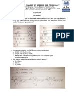 Philippine College of Science and Technology: Assignment 3 I/O Interface