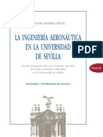 La Ingeniería Aeronáutica en La Universidad de Sevilla: Antonio Barrero Ripoll