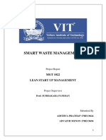 Smart Waste Management: MGT 1022 Lean Start Up Management