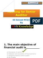 Auditing MCQ 100