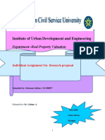 Institute of Urban Development and Engineering: Department:-Real Property Valuation