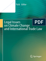 Deok-Young Park (Eds.) - Legal Issues On Climate Change and International Trade Law-Springer International Publishing (2016)