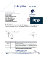 Monolithic Amplifier: Dc-2 GHZ