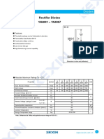 DIP Type Diodes: Rectifier Diodes 1N4001 1N4007