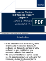 Consumer Choice: Indifference Theory: Lipsey & Chrystal Economics 13E