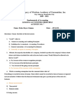 Activity 7 - Accounting Principles