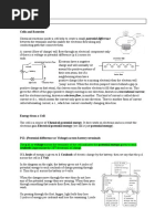 IGCSE Electricity: Cells and Batteries