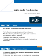 Semana 8 Capacidad, Distribución y Localización de Instalaciones