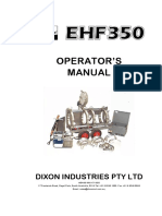 Operator'S Manual: Dixon Industries Pty LTD