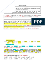 Intro To PAST Tense