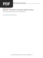 Application of Information Technology in Employee PDF