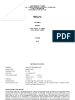 Programa Embriología (Bio 328) - Syllabus