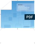 Database Administration Fundamentals