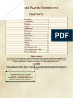 Advanced Player Professions Contents:: Apprentice