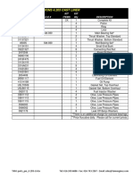 Perkins 4.203 Cast Liner: KIT KIT Part # O.E # Items Qty Description