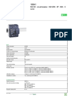 Product Data Sheet: NG125 - Circuit Breaker - NG125N - 3P - 80A - C Curve