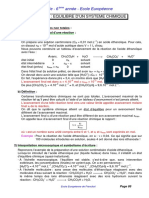 S6 Chapitre 7 Equilibre Chimique