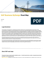 SAP Business ByDesign Road Map