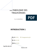 Metabolisme Des Triglycérides