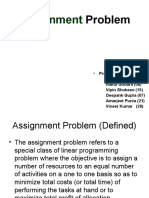 Assignment Problem