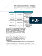 Conexión de Los Focos Indicadores e Interruptores de La Computadora