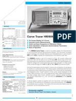 Curve Tracer HM 6042: Specifications