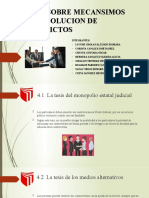 Tesis Sobre Mecansimos de Resolucion de Conflictos